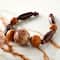 12 Pack: Brown & Gold Wood Mixed Beads by Bead Landing®